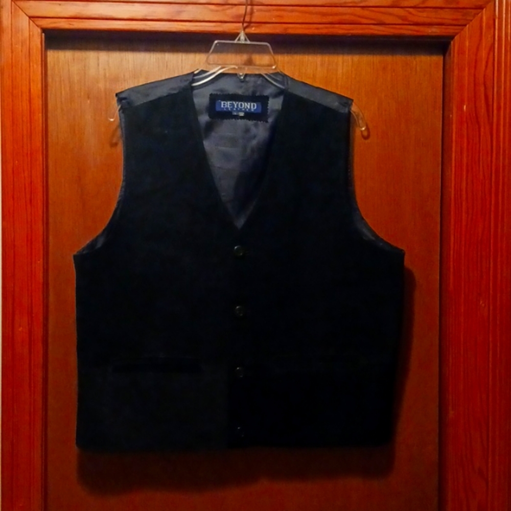 Beyond Leather Black Vest
